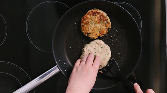 Sear the burgers Sear the burgers