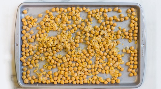 Roast the chickpeas Roast the chickpeas