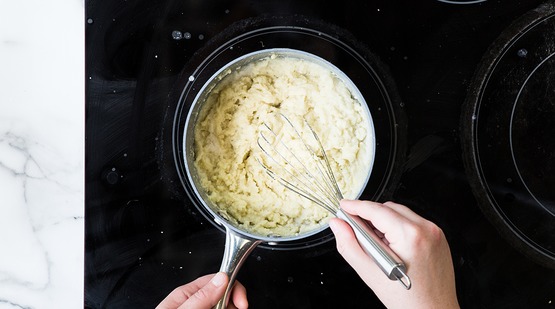 Make the polenta Make the polenta