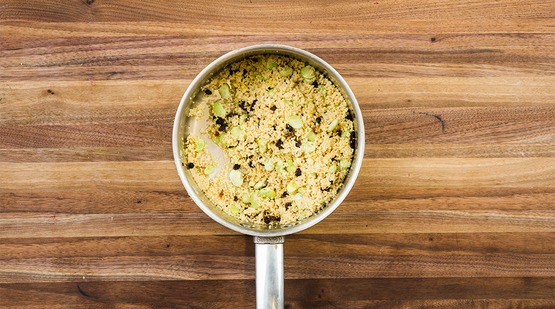 Finish the couscous Finish the couscous