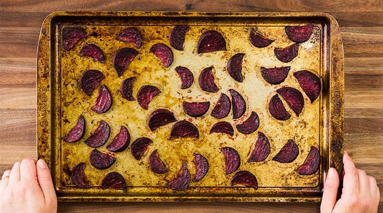 Roast the beets Roast the beets