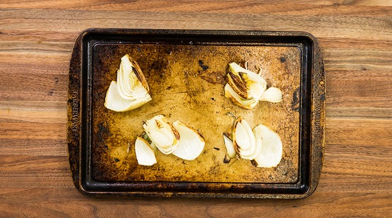 Roast the fennel Roast the fennel