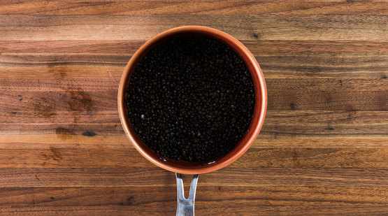 Simmer the lentils Simmer the lentils