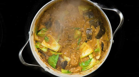 Filipino Peanut Stew with Jasmine Rice