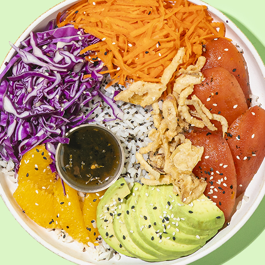 Rainbow Poke Bowls