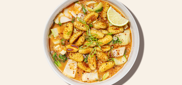 Togarashi Gnocchi miso-tomato butter, bok choy