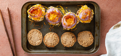 White Bean Melts with Red Onion Bacon