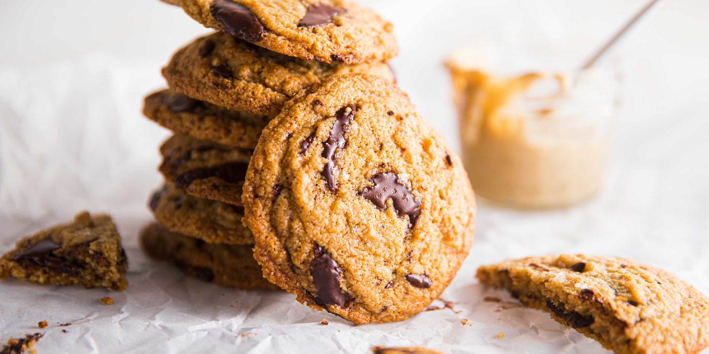 Tahini Chocolate Chip Cookies