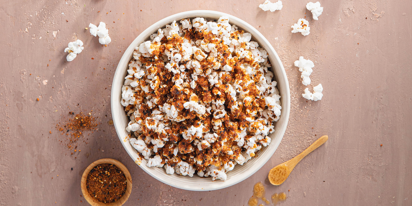 Popcorn with Miso Butter & Togarashi