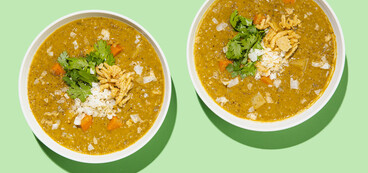 Mulligatawny Soup crispy onion relish