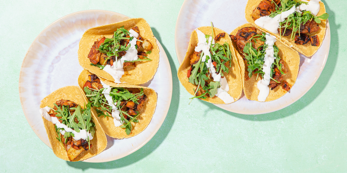 Patatas Bravas Tacos PlantBased Recipes