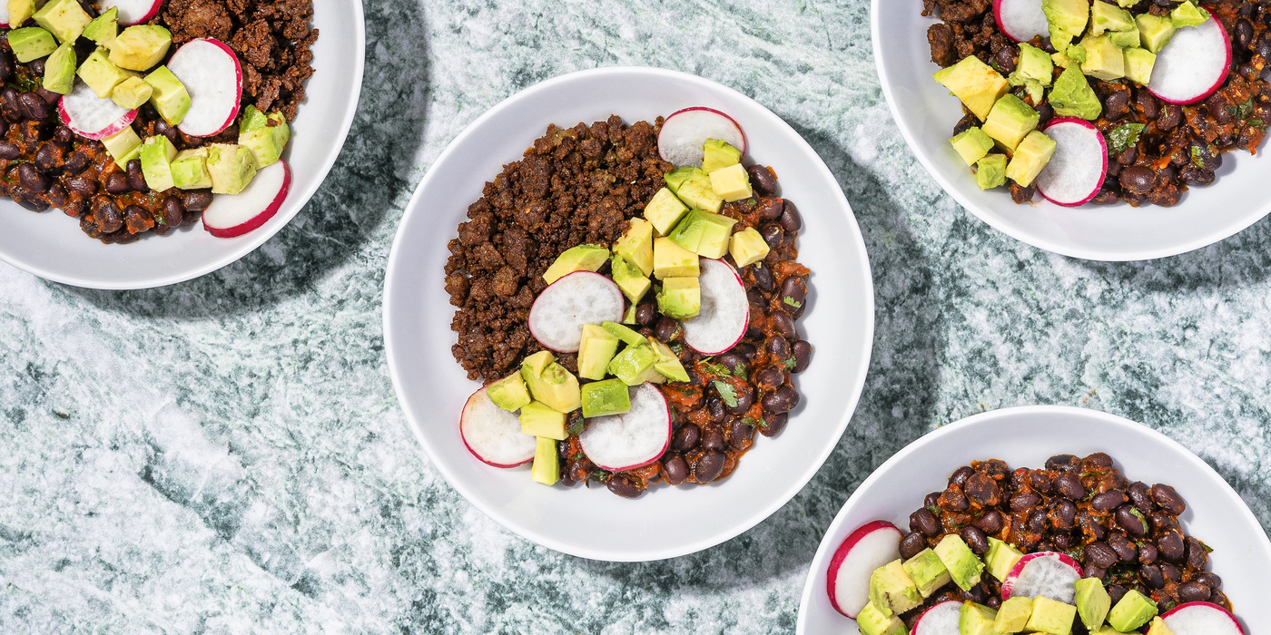 Rancheros Breakfast Bowls with Chorizo & Avocado