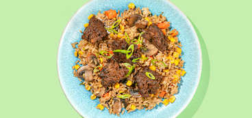 General Tso’s Bowl Fable® shiitake protein, veggie fried rice