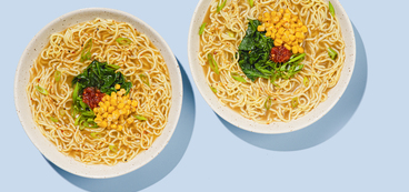 Miso Ramen Soup corn, spinach, togarashi