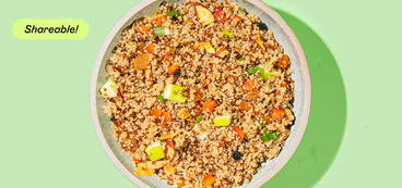 Jeweled Apricot Quinoa with Currants & Almonds