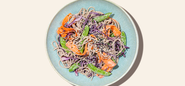 Soba Noodle Salad carrot, sugar snap peas, miso-tahini dressing