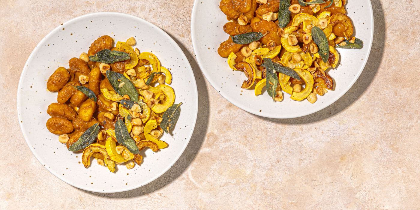 Pumpkin Gnocchi delicata squash, sage butter, hazelnut
