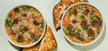 Italian Wedding Soup Impossible™ Italian Protein, garlic toasts
