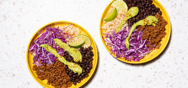 "Chorizo" Burrito Bowl featuring Impossible®  Ground Beef Meat From Plants
