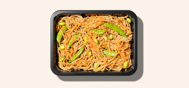 Spicy Chili Crisp Noodles carrots, edamame, snap peas