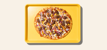 Summer Corn BBQ Pizza Fable® shiitake protein, "mozzarella"