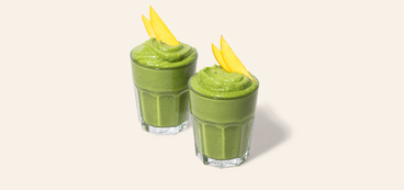 Green-Mango Fiber Smoothie kale, banana