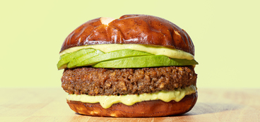 Tomatillo Avocado Burgers tomatillo salsa, avocado