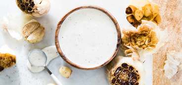 Roasted Garlic Caesar Dressing