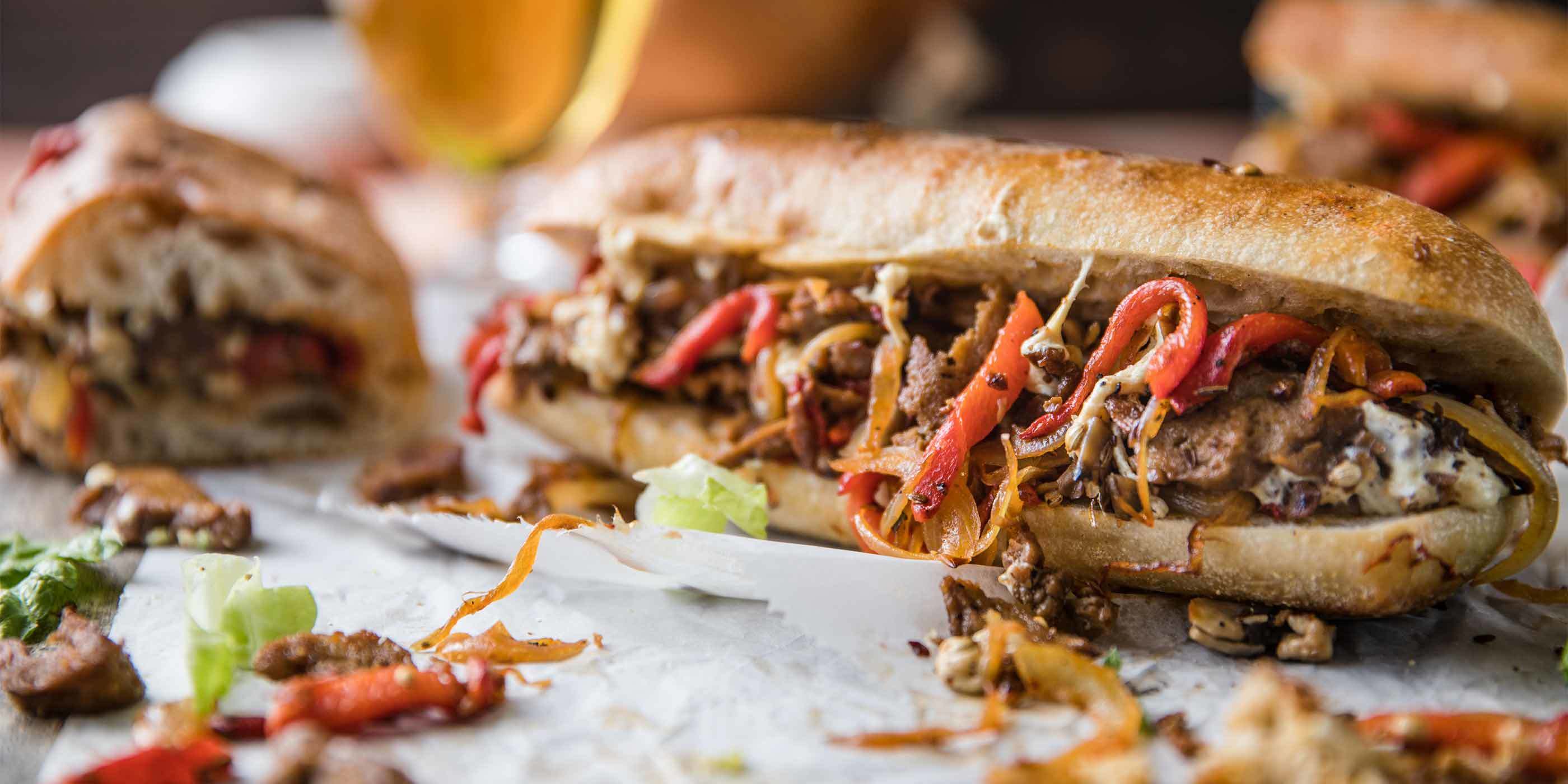 Seitan Philly Cheesesteak PlantBased Recipes