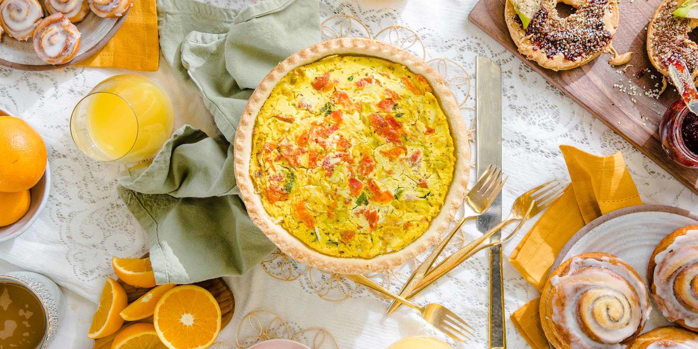 Leek and Sun-Dried Tomato Quiche