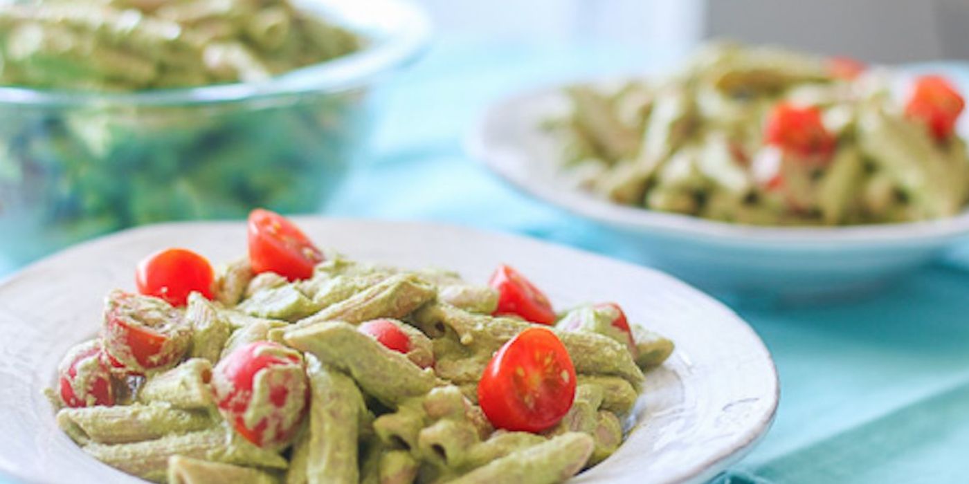 Penne With Arugula-Artichoke Pesto