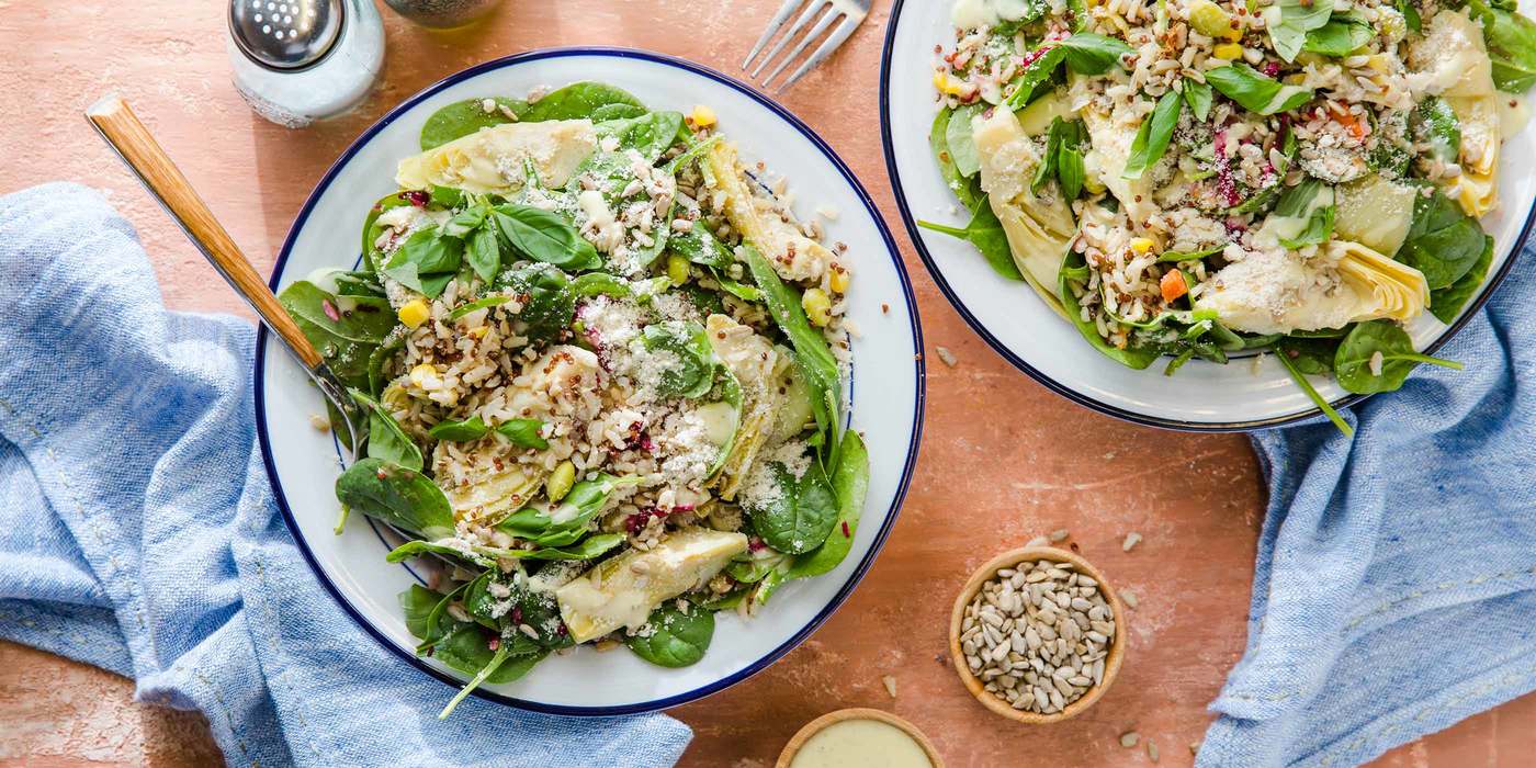 Lemon Basil Artichoke Bowl | Plant-Based Recipes