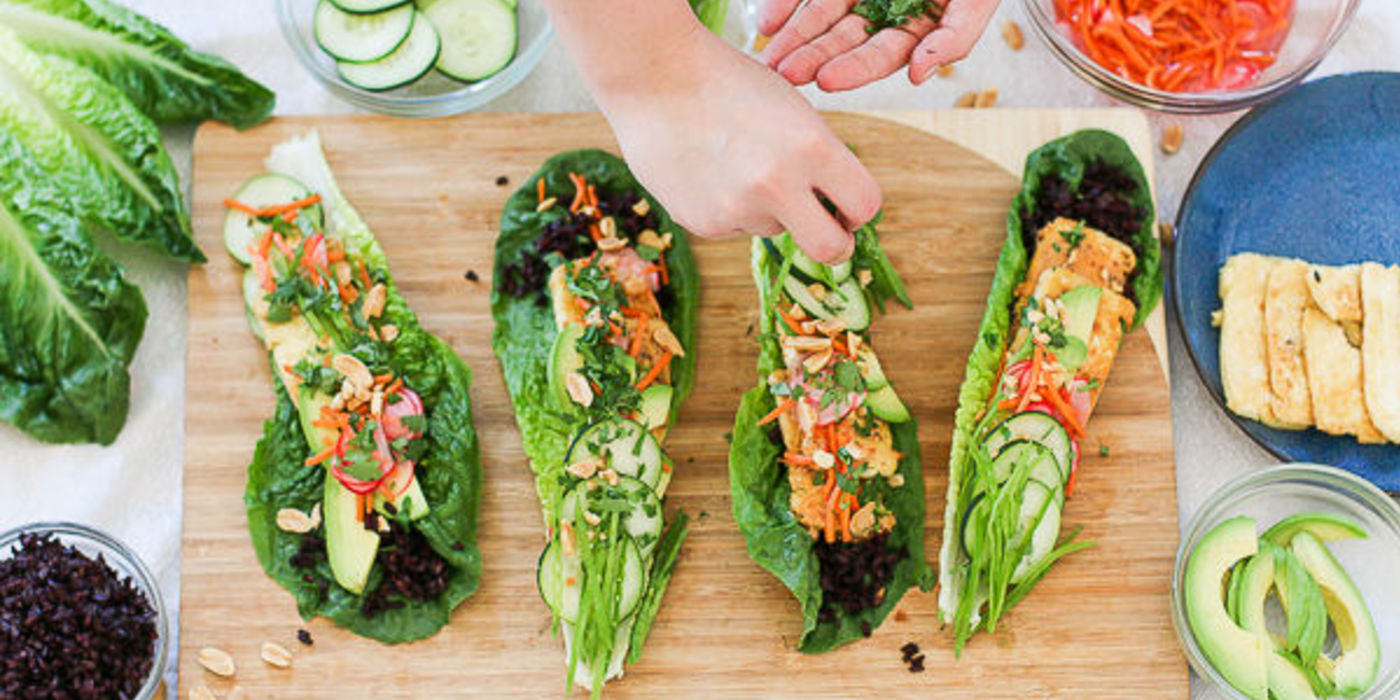 Summer Sizzle Lettuce Boats