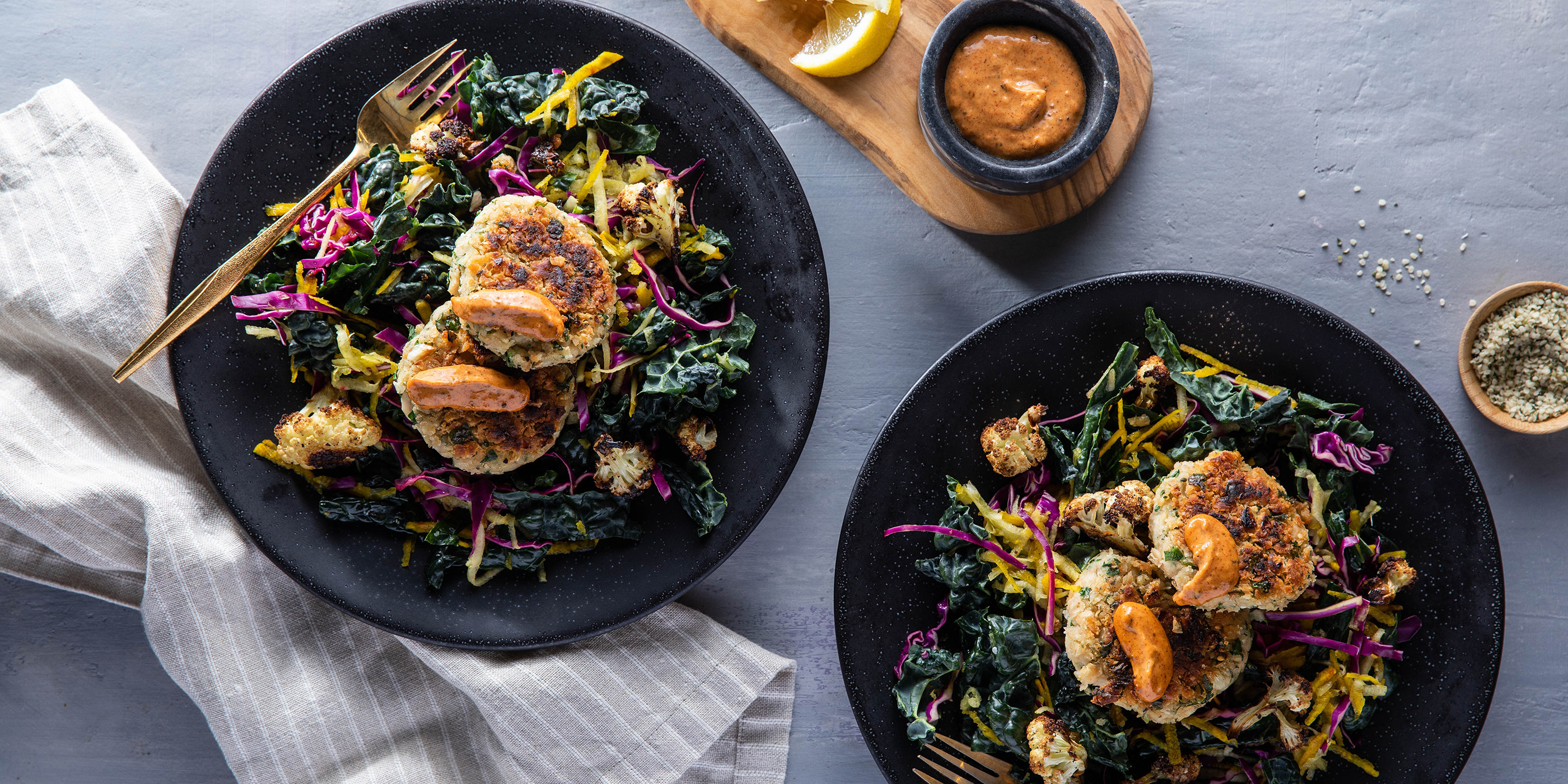 White Bean Hemp Cakes PlantBased Recipes