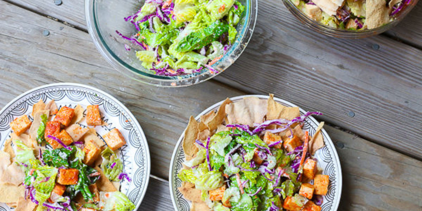 Backyard Buffalo Ranch Caesar Salad