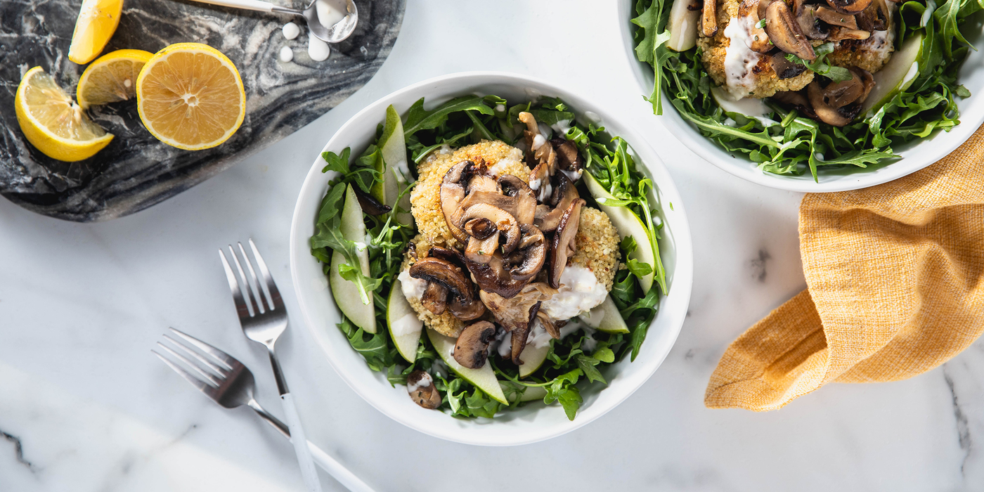 Crispy Quinoa Cakes PlantBased Recipes