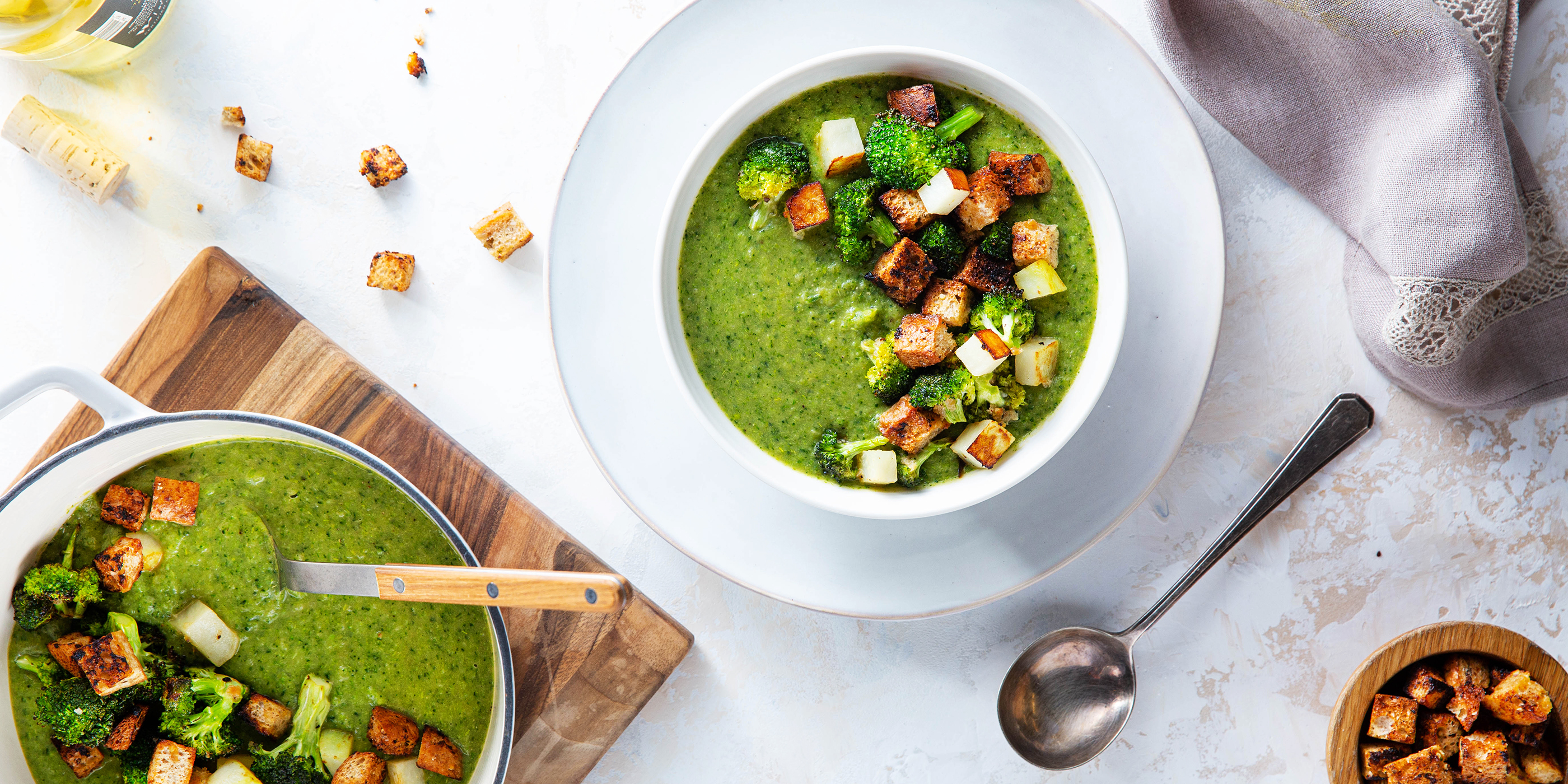 Broccoli Florets Cheesy Broccoli Soup Instant Pot Broccoli Cheddar