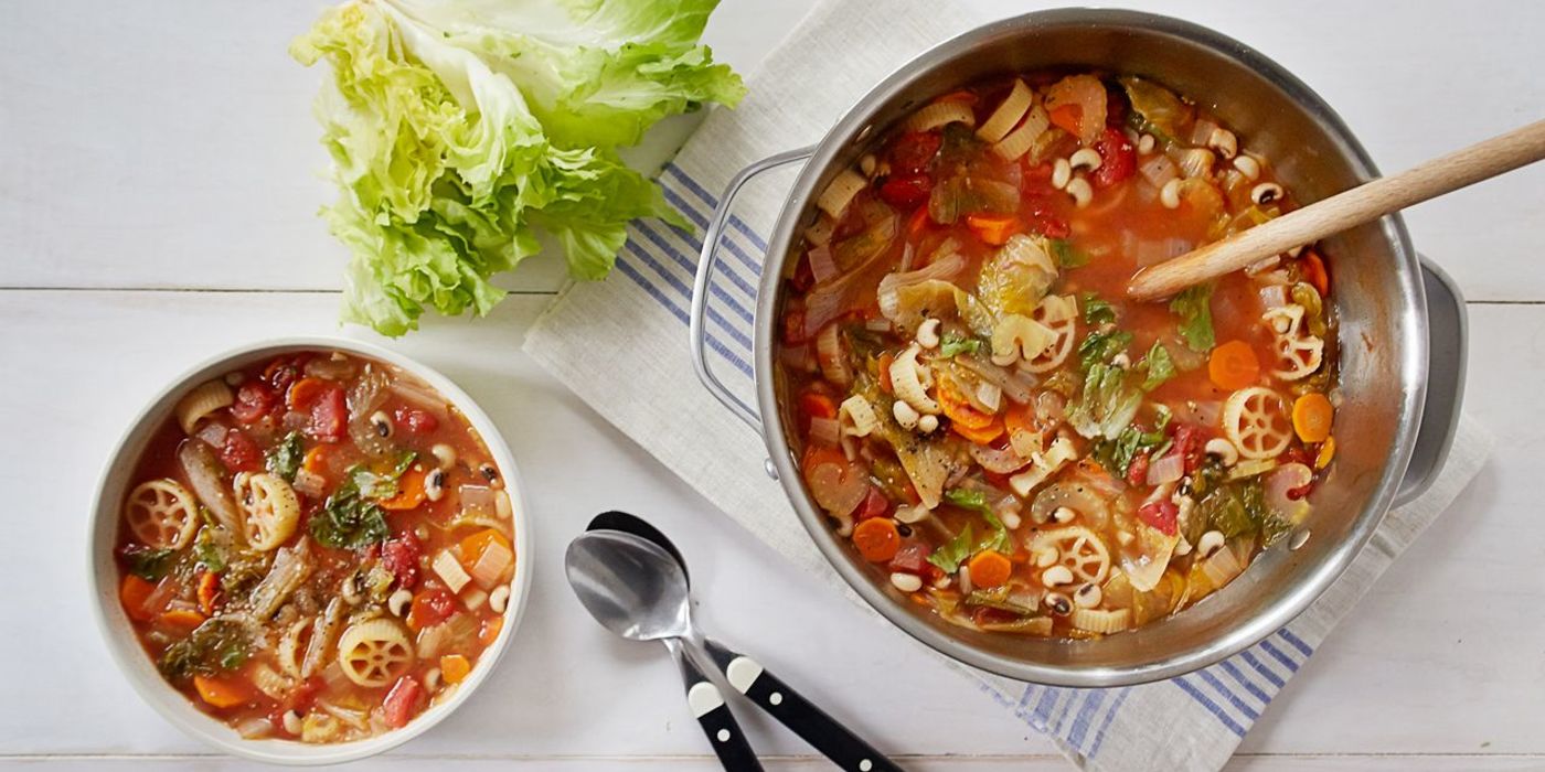 Good-Luck Pasta and Beans with Escarole