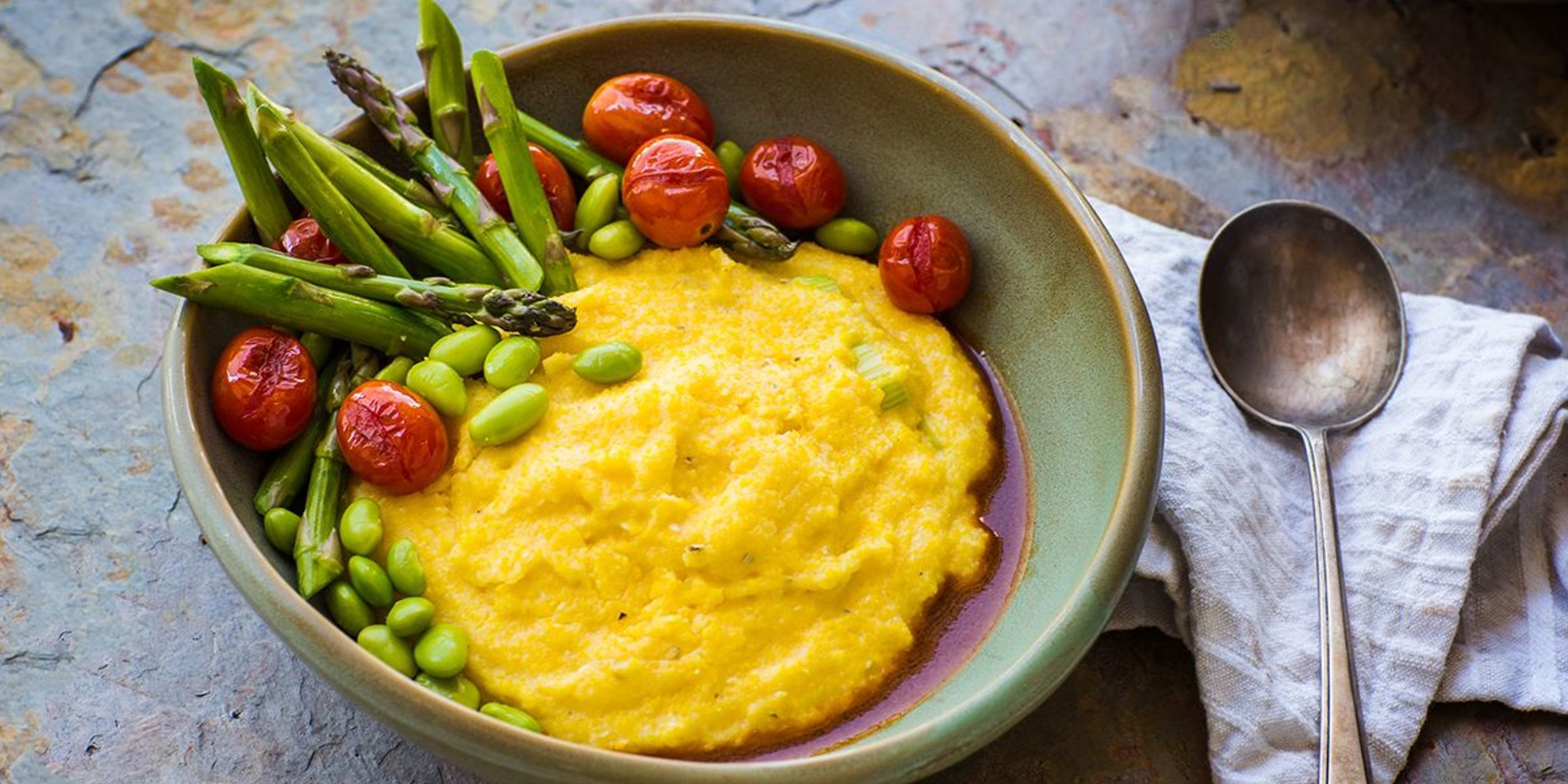 Creamy Leek Polenta PlantBased Recipes