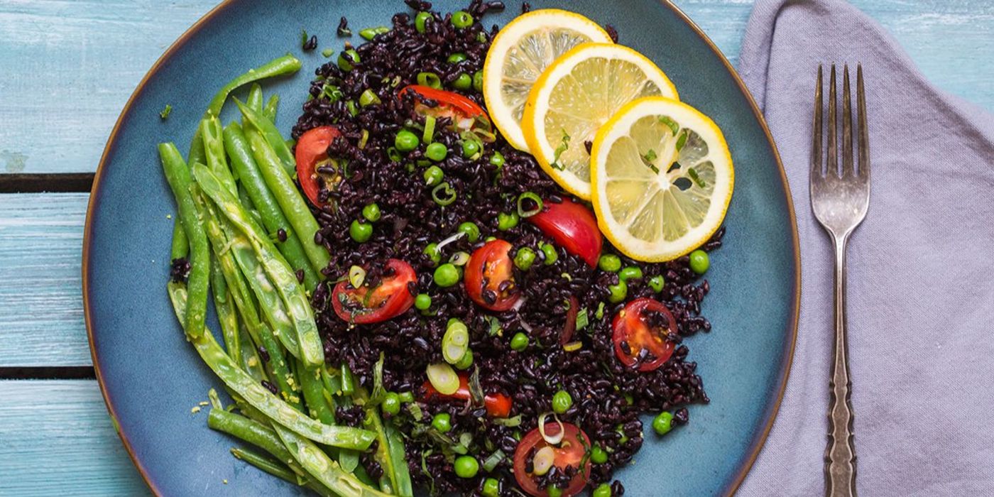 Meyer Lemon Forbidden Rice Risotto