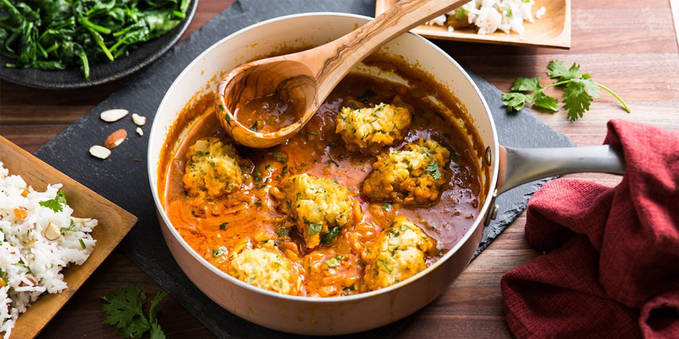 Malai Chickpea Dumplings PlantBased Recipes