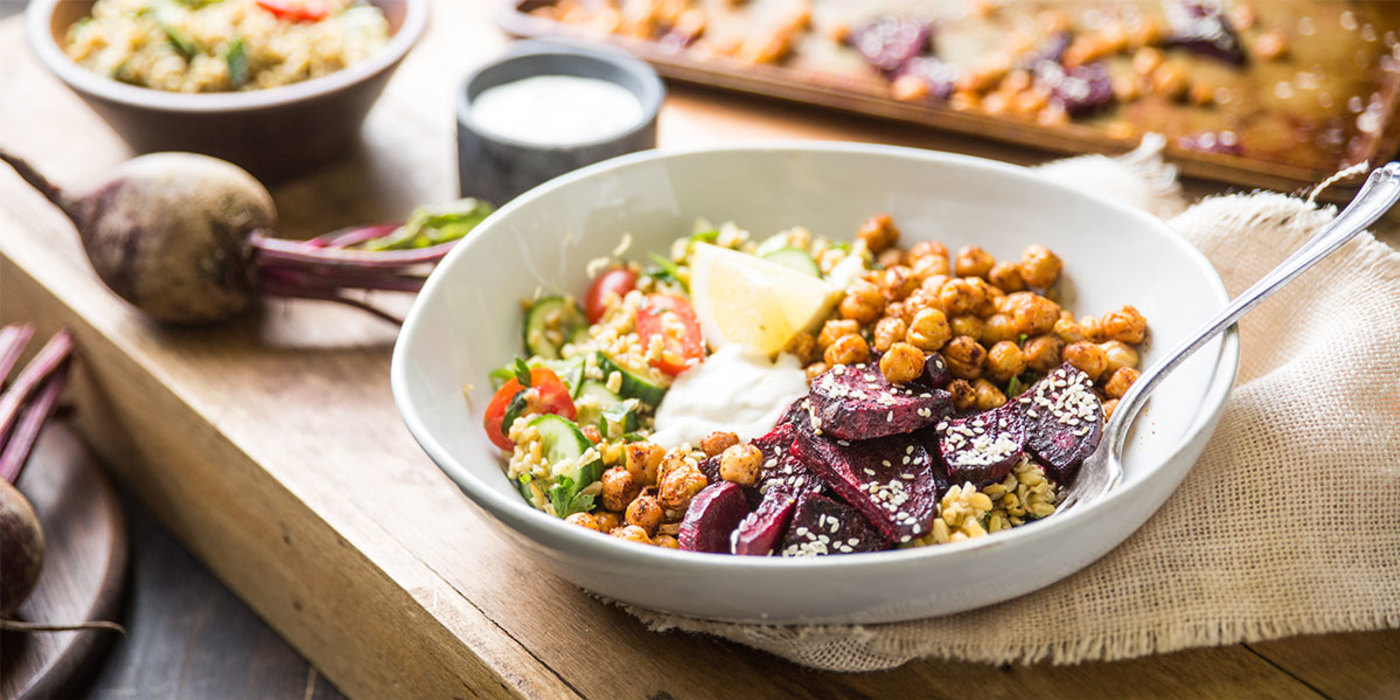 Spiced Chickpea Grain Bowl PlantBased Recipes