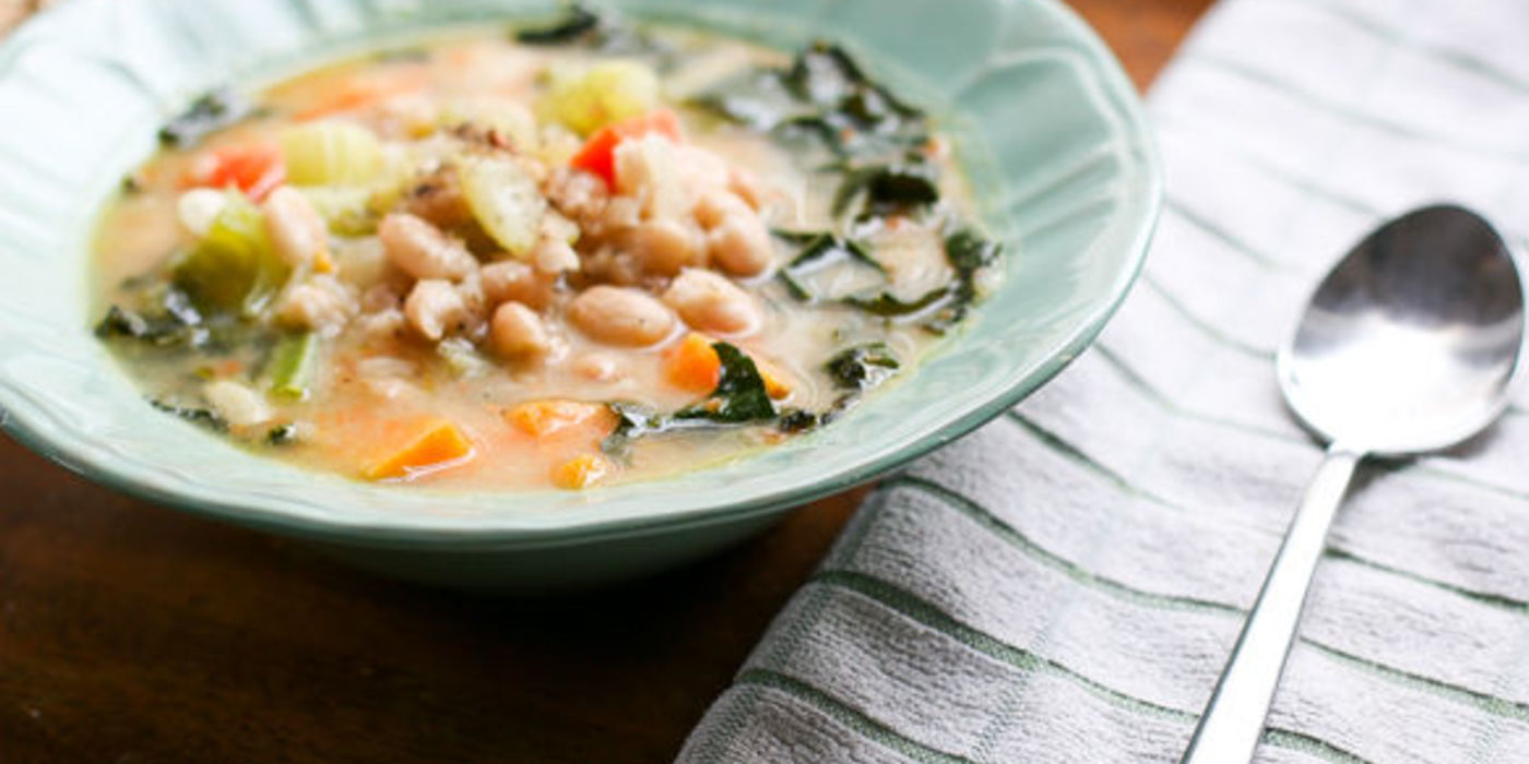 Kale and Cannellini Bean Soup