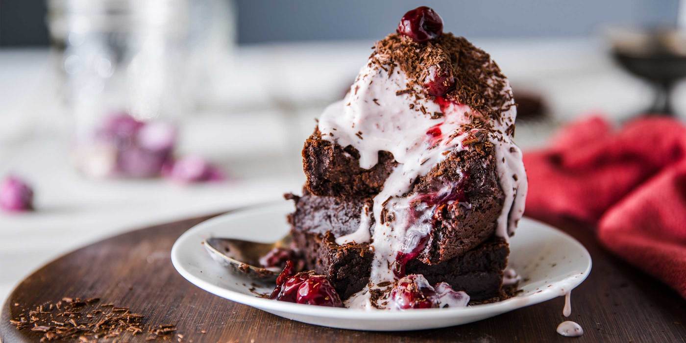 Black Bean Brownie Sundae