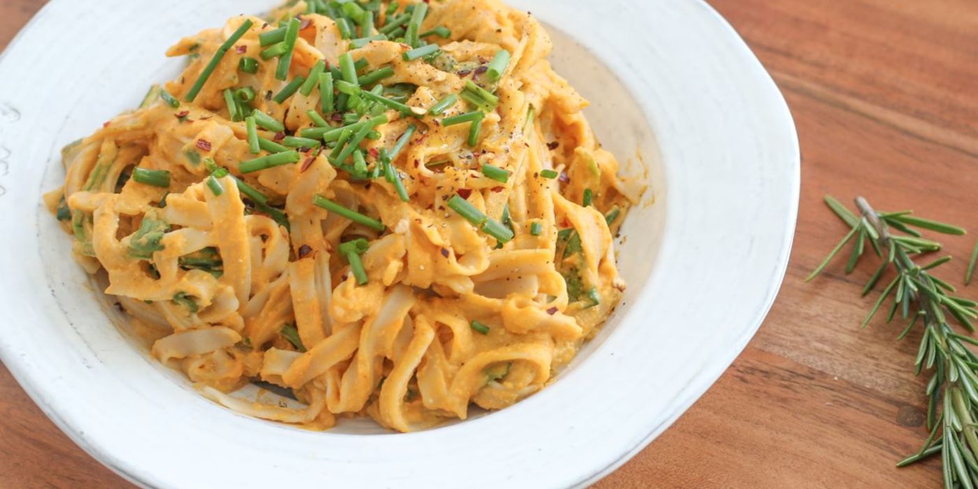 Sweet Potato Fettuccini Alfredo Sweet Potato Fettuccini Alfredo