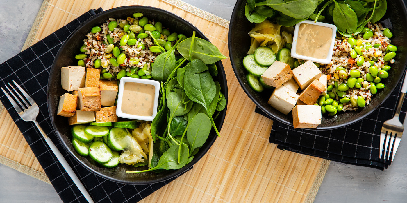 Sushi Bowl with Teriyaki Tofu & Pickled Ginger Sushi Bowl with Teriyaki Tofu & Pickled Ginger