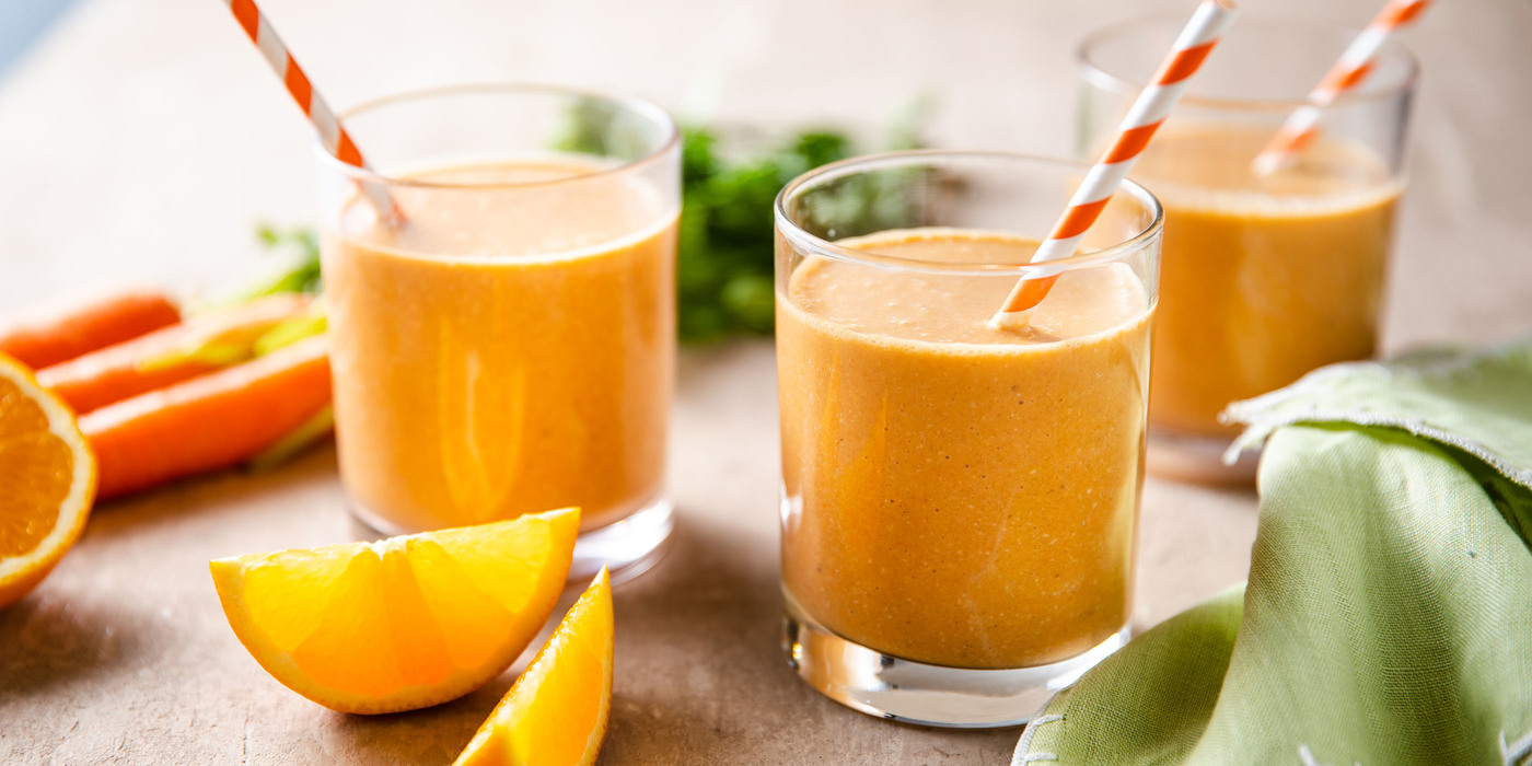 Carrot Cake Smoothie with Ancient Grain Granola Carrot Cake Smoothie with Ancient Grain Granola
