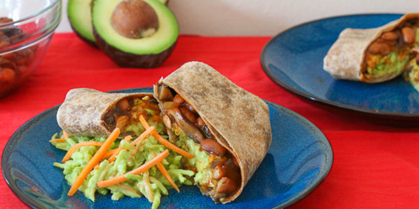 BBQ Portobello Wraps