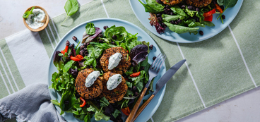 368 173 vegan blackbeantempehpatties hero 1