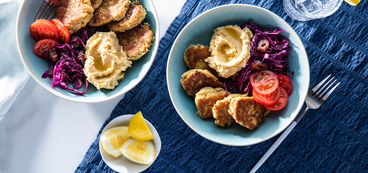 368 173 vegan falafelbowlwithlemonhummus hero